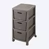 Cajonero Rimax Fique 3 Gavetas Mocca