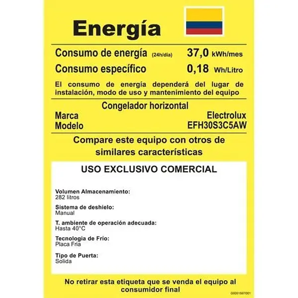Congelador Electrolux 282l Frost Inverter Blanco